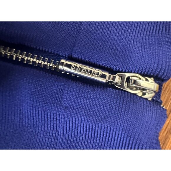 Guess Royal Blue Bandage Skirt Mini Skirt Pencil Skirt Size Medium Stretch - Picture 5 of 9